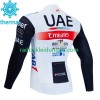 Radtrikot Winter Thermal Fleece Uae Emirates 2023